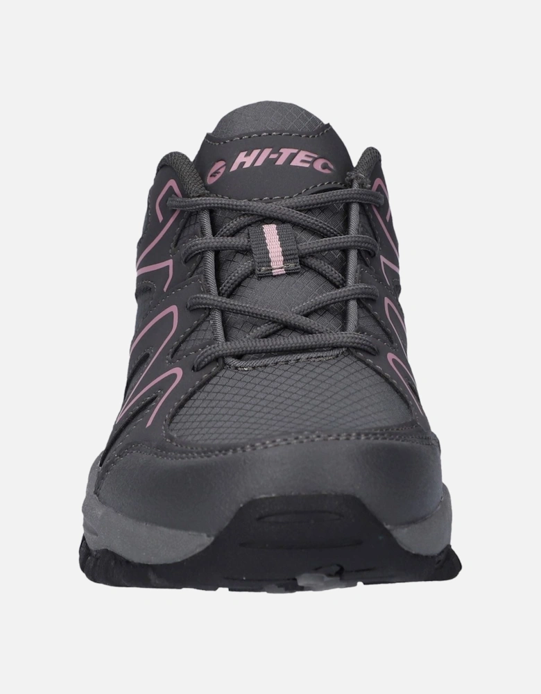 Maine Polyester Women's Steel Grey Charcoal Hiking Boots