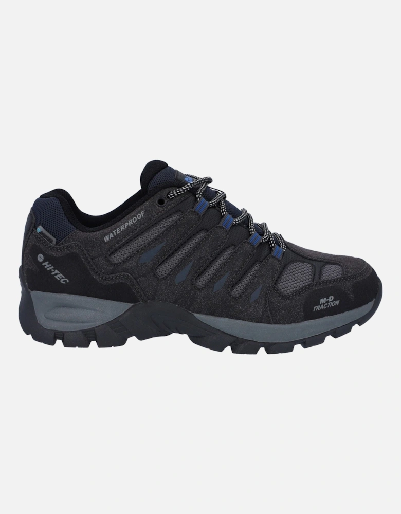Corzo Low PU Suede Men's Charcoal/Nautical Blue Hiking Boots