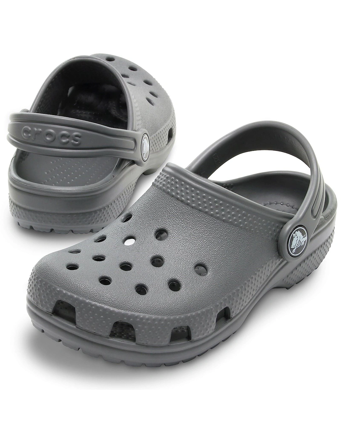 Toddler Classic Croslite Rubber Slate Grey Loafers