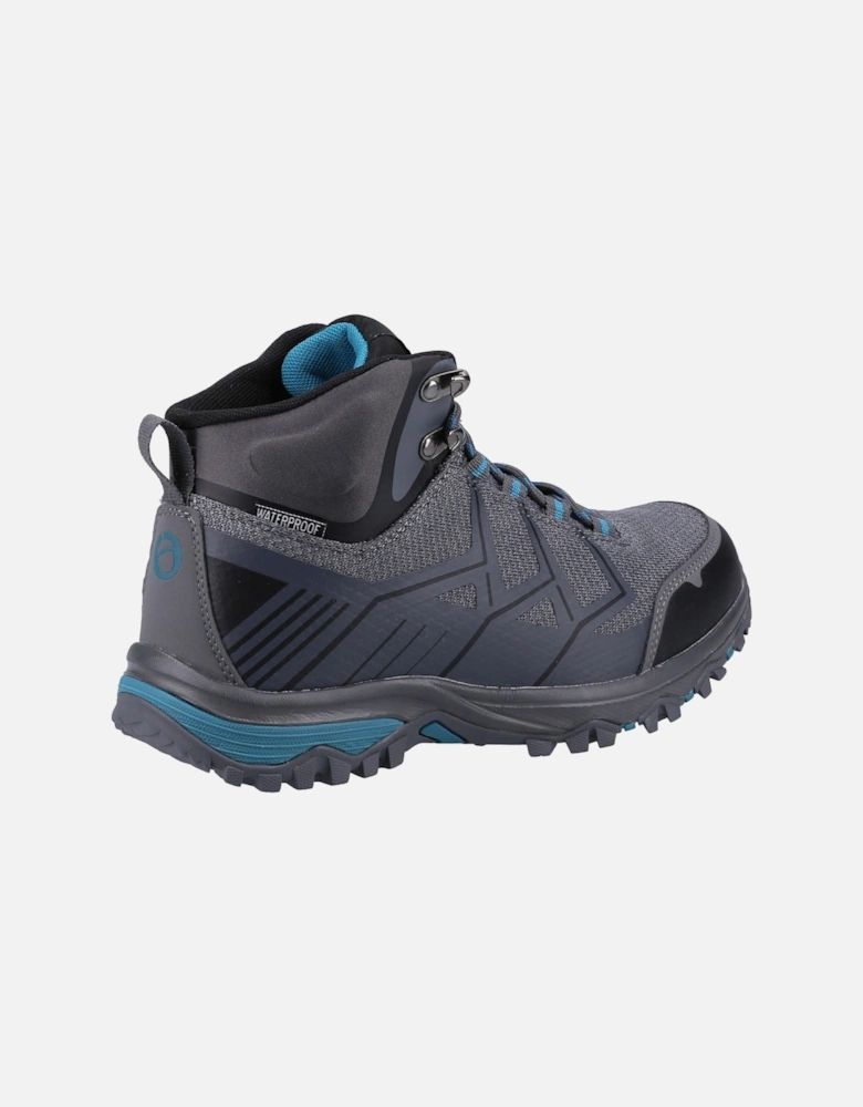 Wychwood Mid RPET+Mesh Women's Grey/Blue Hiking Boots