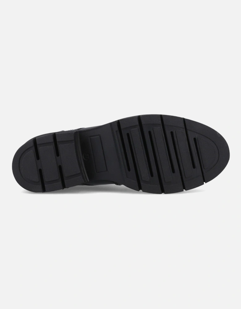 Kacey Leather Women's Black Brogues Shoes
