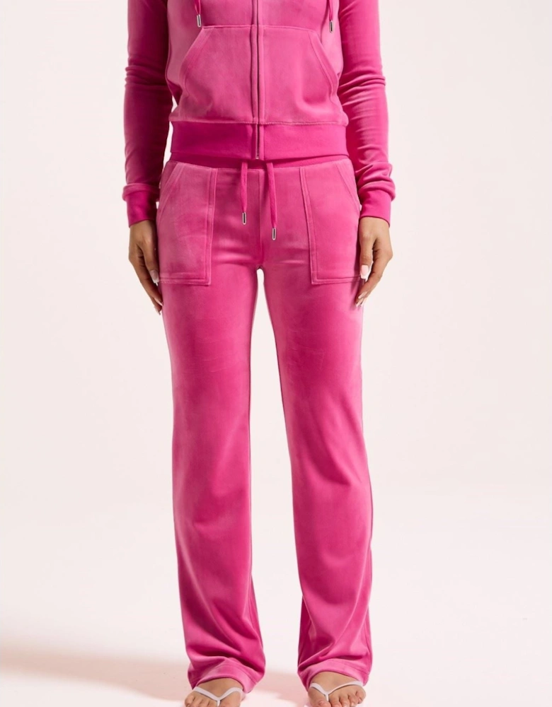Del Ray Pant Polyester Women's Bright Pink Joggers