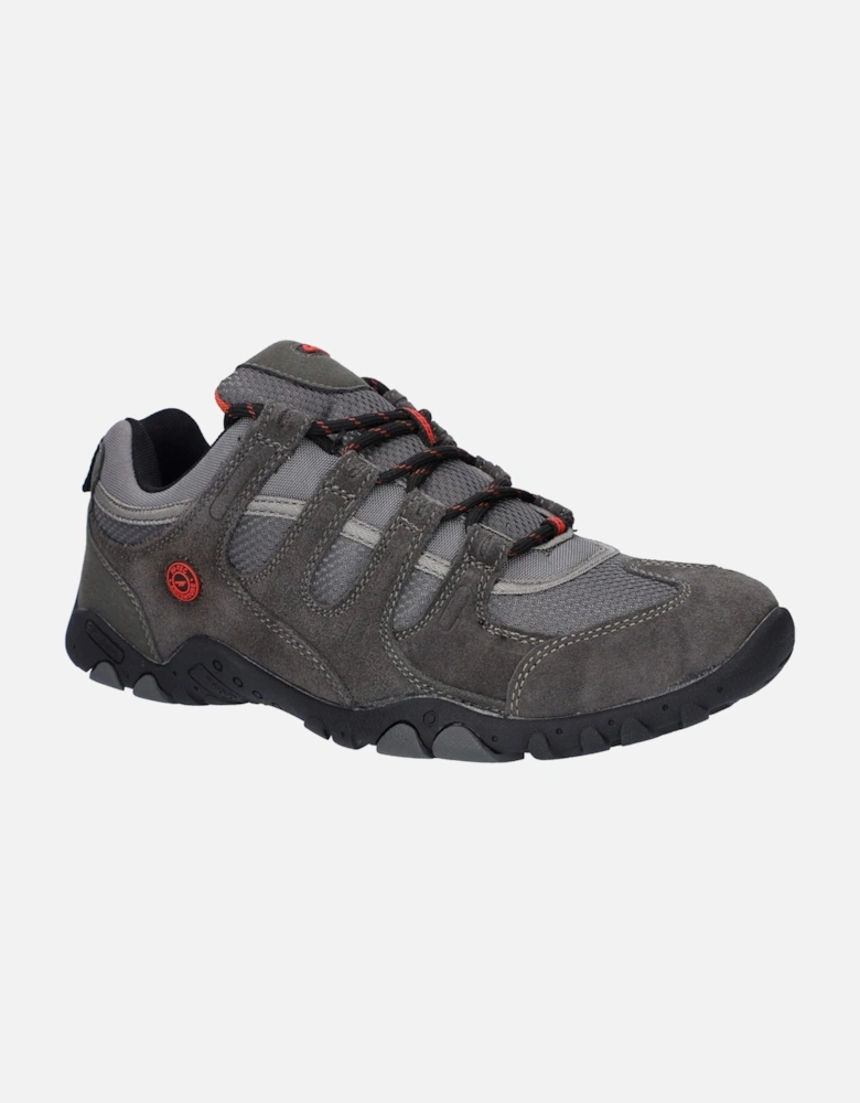 Quadra II Suede Men's Charcoal/Zingy Red Hiking Boots