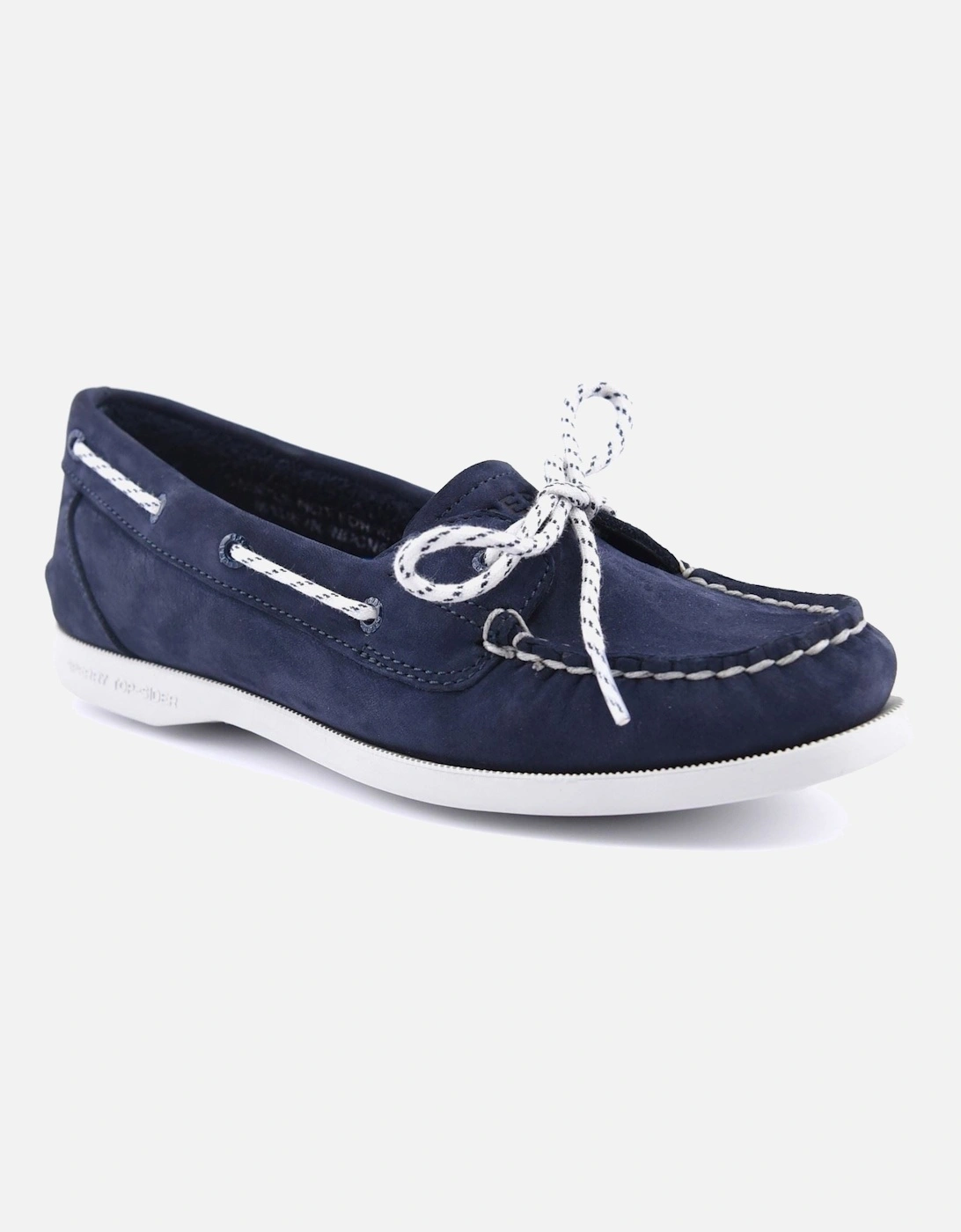 Sperry Authentic 1 Eye Leather Women's Navy Boat Shoes, 10 of 9