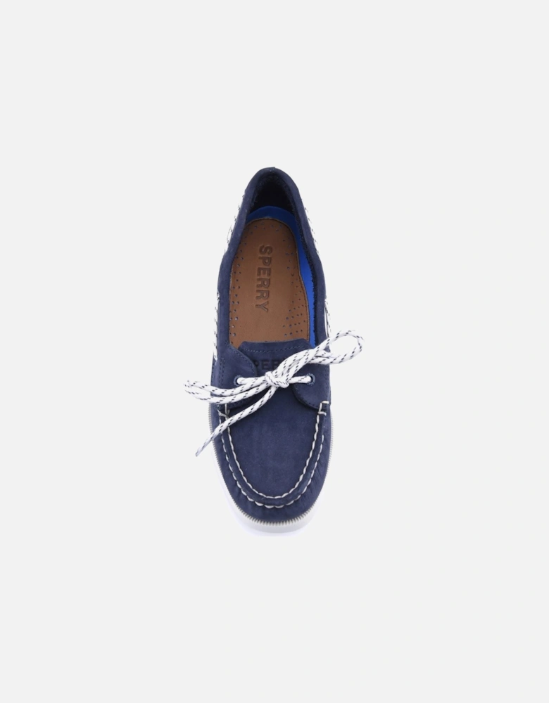 Sperry Authentic 1 Eye Leather Women's Navy Boat Shoes