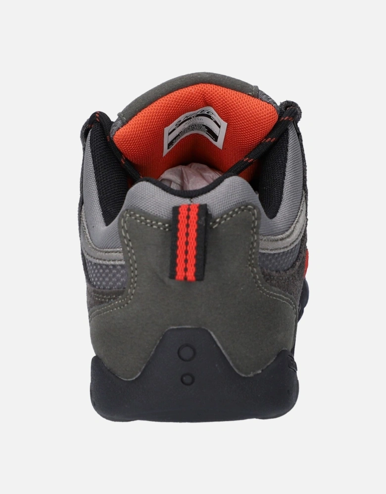 Quadra II Suede Men's Charcoal/Zingy Red Hiking Boots