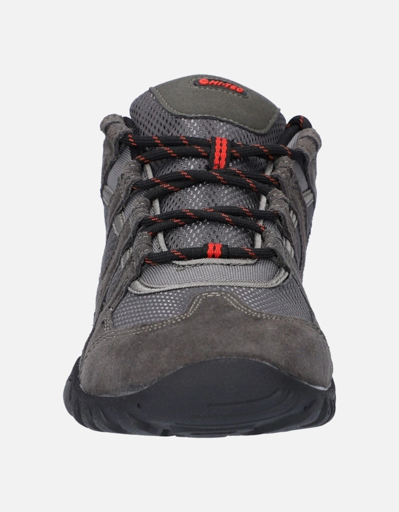 Quadra II Suede Men's Charcoal/Zingy Red Hiking Boots