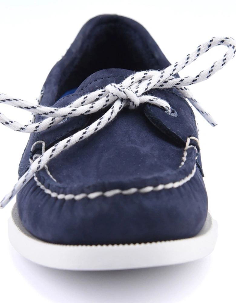 Sperry Authentic 1 Eye Leather Women's Navy Boat Shoes