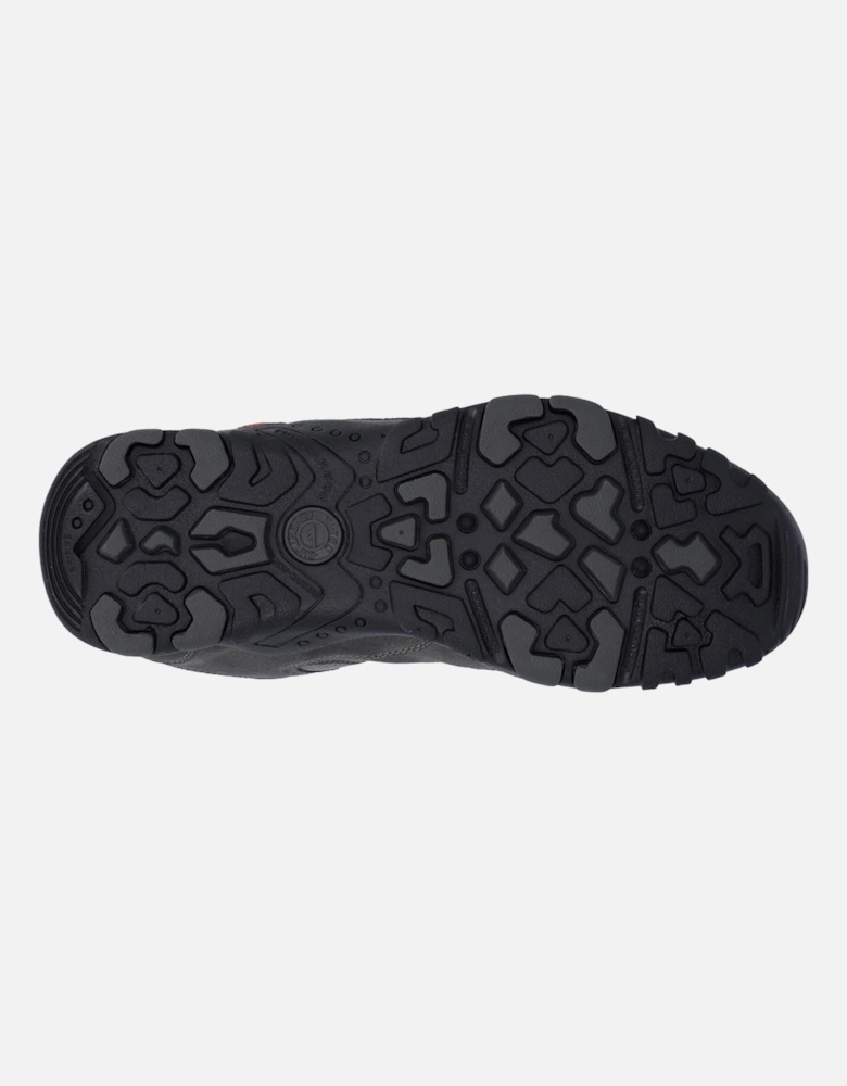 Quadra II Suede Men's Charcoal/Zingy Red Hiking Boots