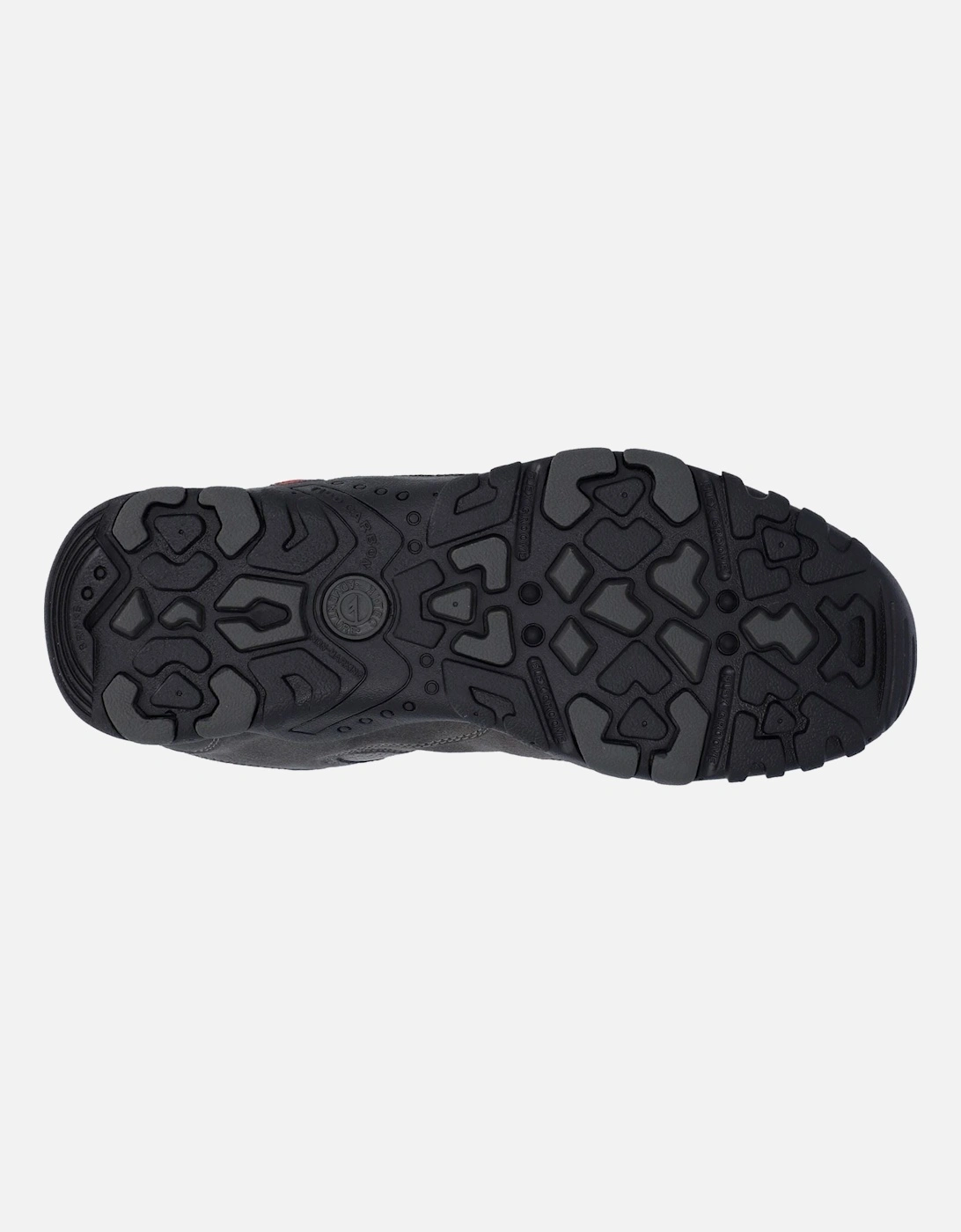 Quadra II Suede Men's Charcoal/Zingy Red Hiking Boots
