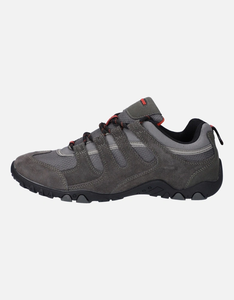 Quadra II Suede Men's Charcoal/Zingy Red Hiking Boots