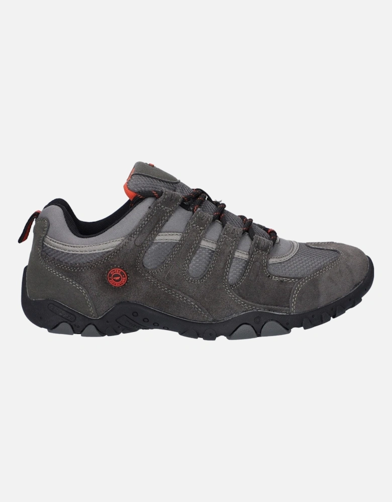 Quadra II Suede Men's Charcoal/Zingy Red Hiking Boots