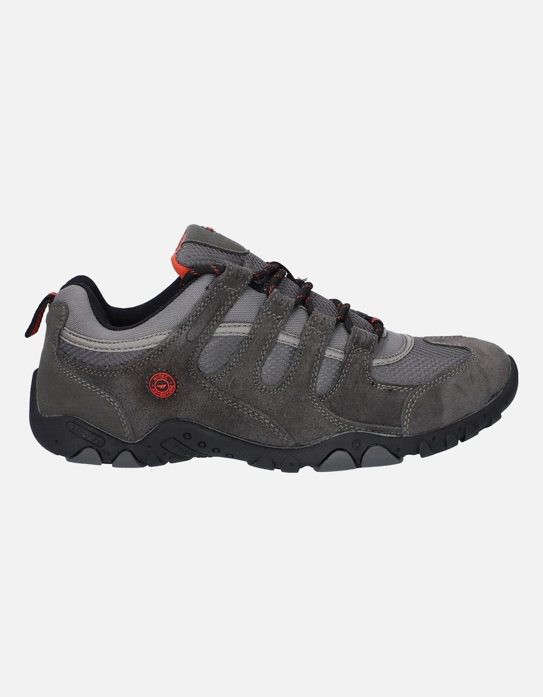 Quadra II Suede Men's Charcoal/Zingy Red Hiking Boots