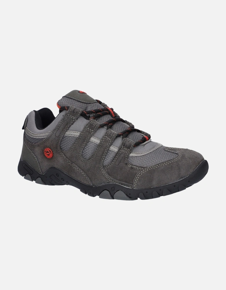 Quadra II Suede Men's Charcoal/Zingy Red Hiking Boots