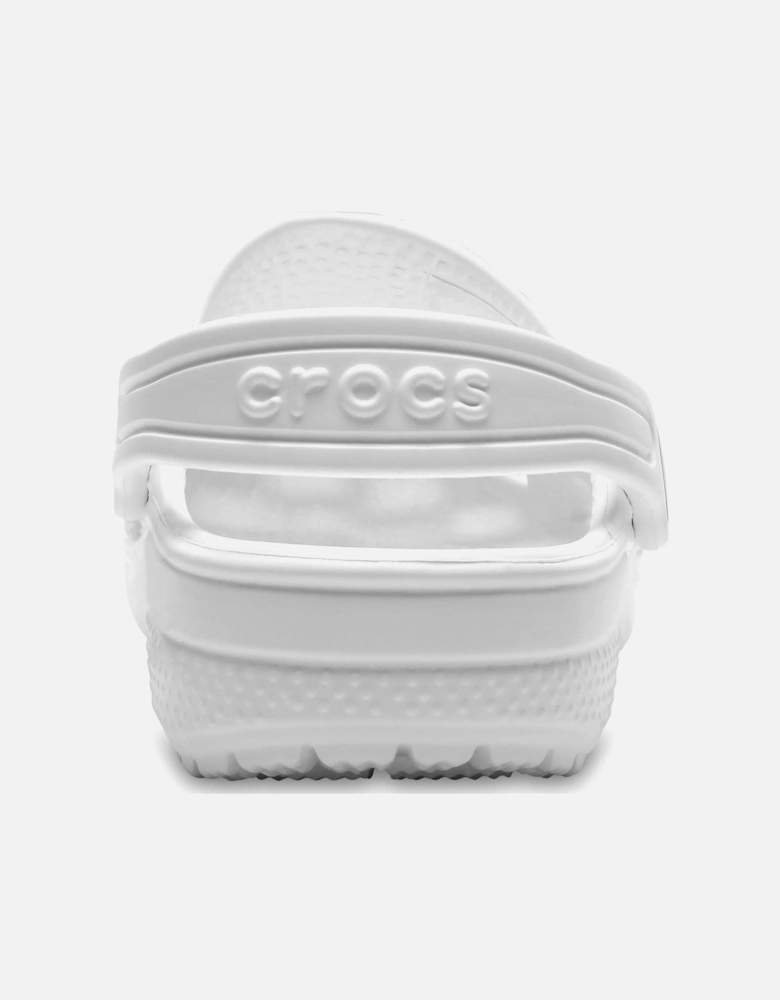 Kids' Classic Clog Thermoplastic White Loafers