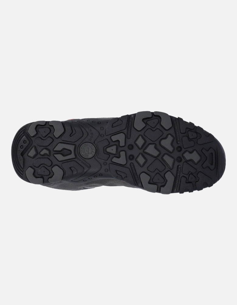 Quadra II Suede Men's Charcoal/Zingy Red Hiking Boots