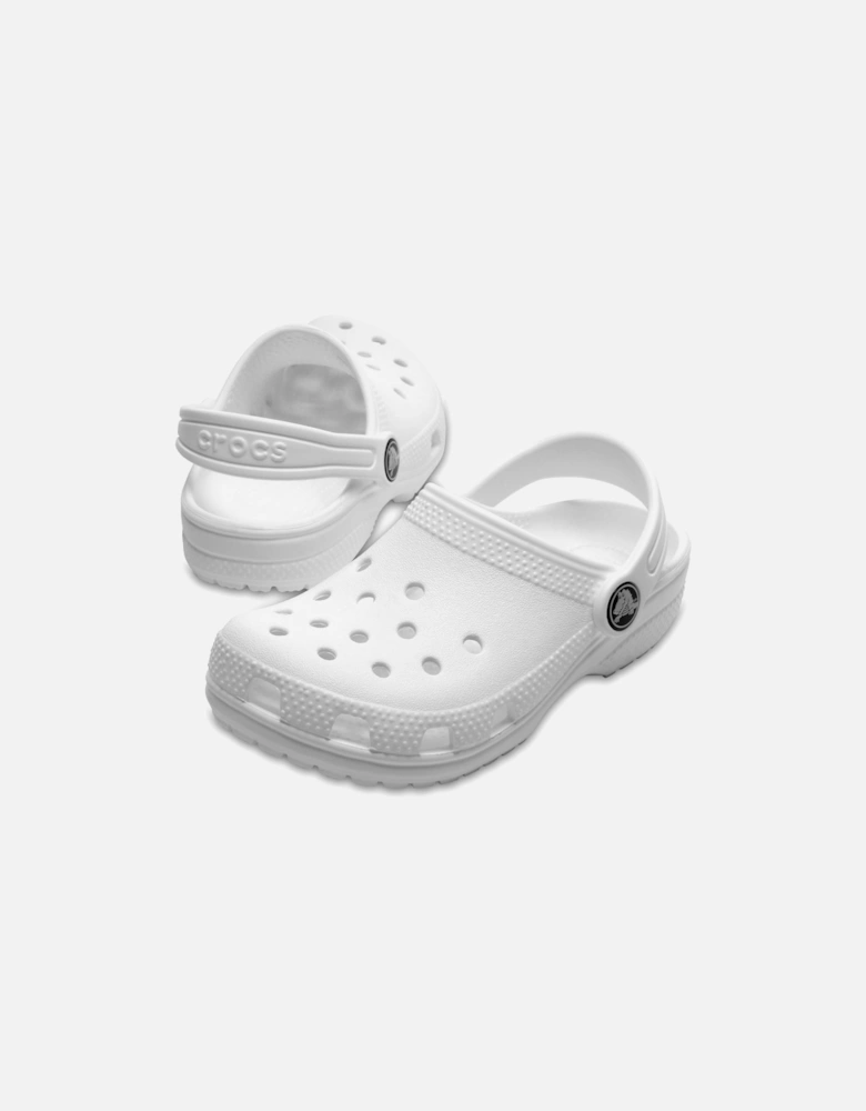 Kids' Classic Clog Thermoplastic White Loafers