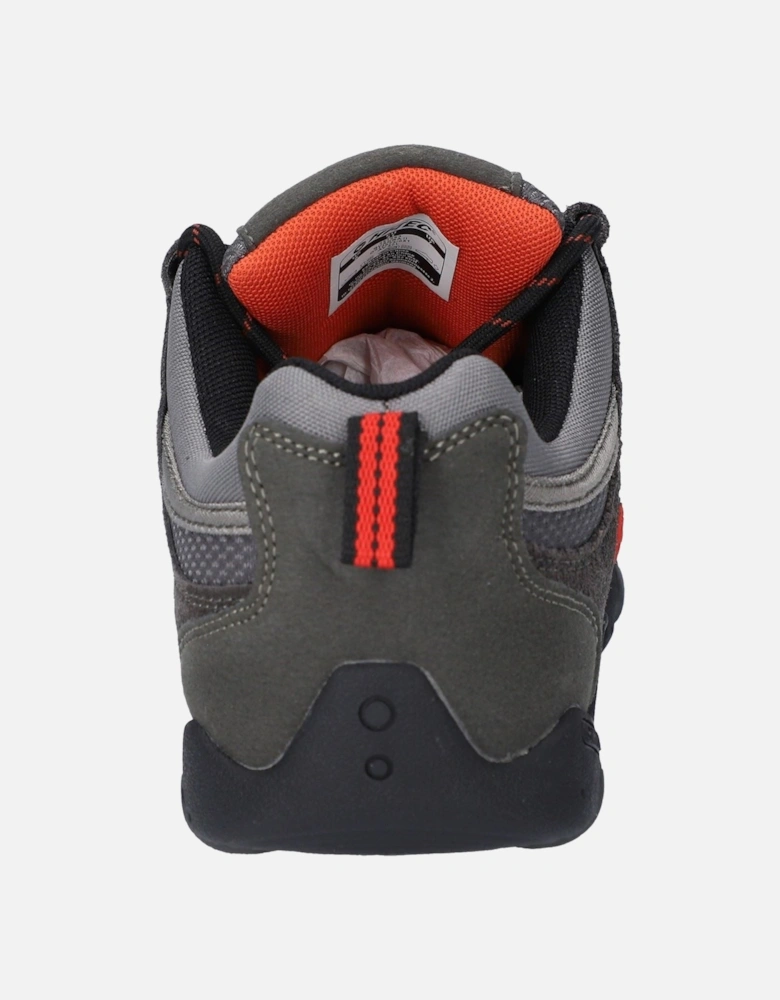 Quadra II Suede Men's Charcoal/Zingy Red Hiking Boots
