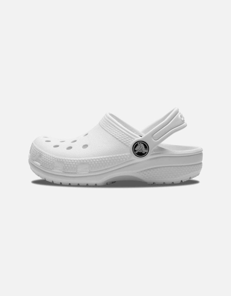 Kids' Classic Clog Thermoplastic White Loafers