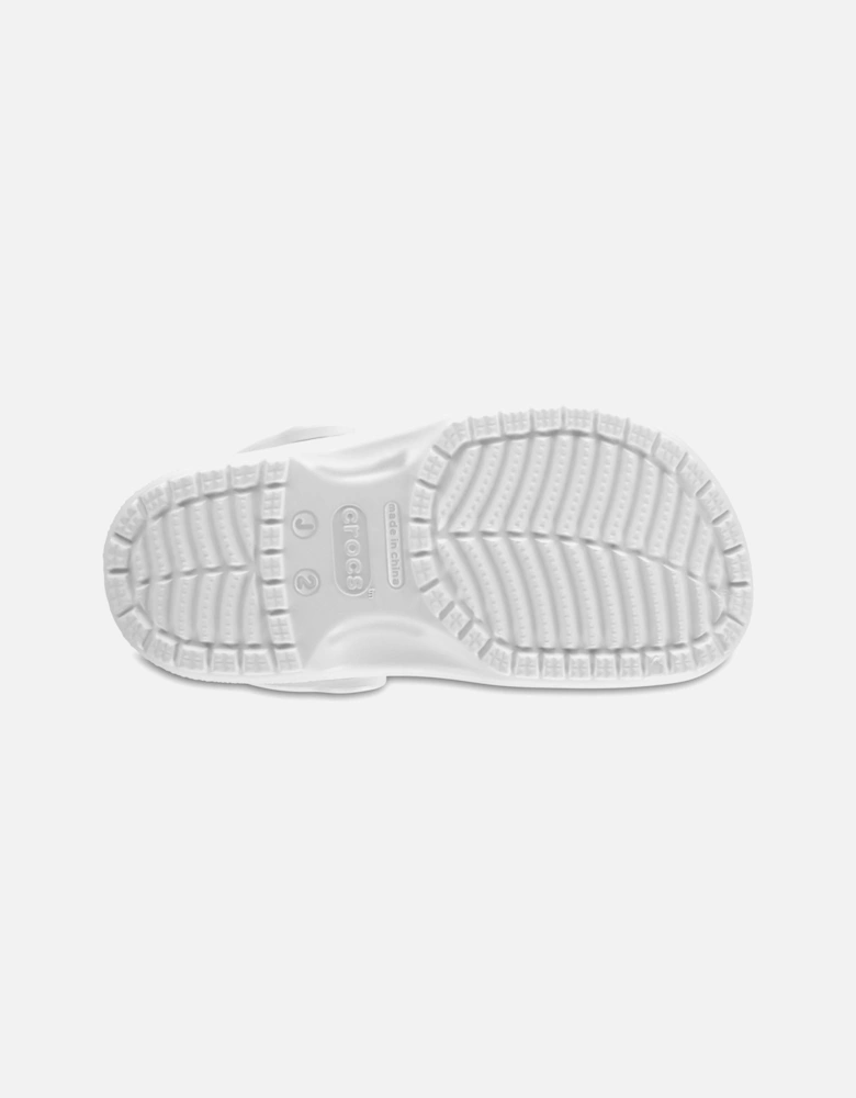Kids' Classic Clog Thermoplastic White Loafers
