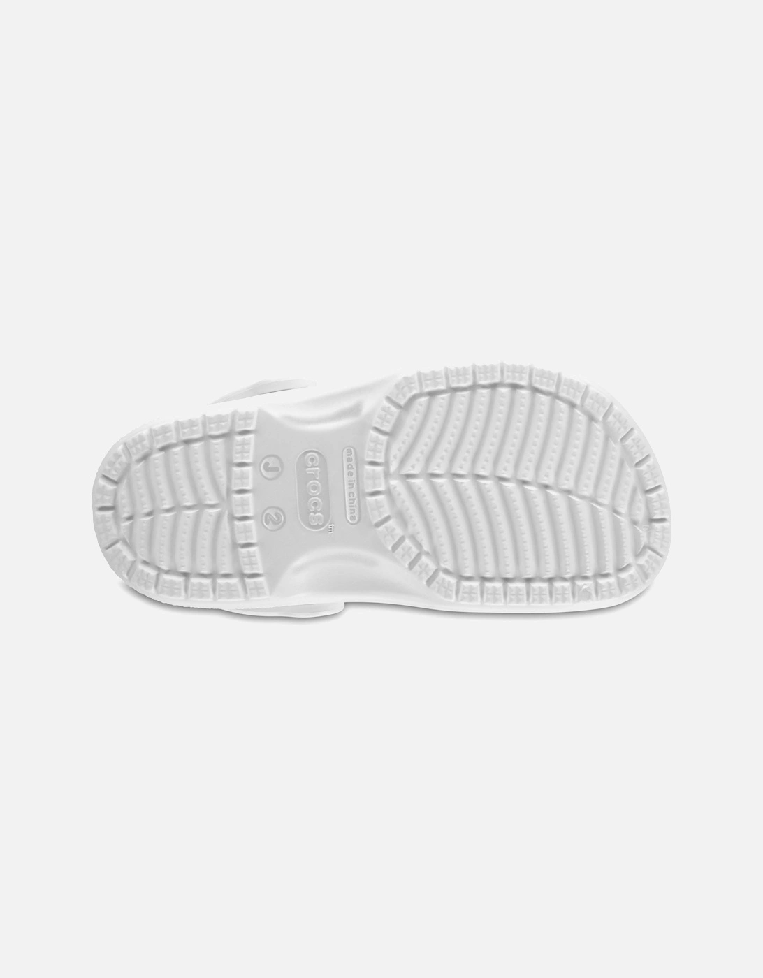 Kids' Classic Clog Thermoplastic White Loafers