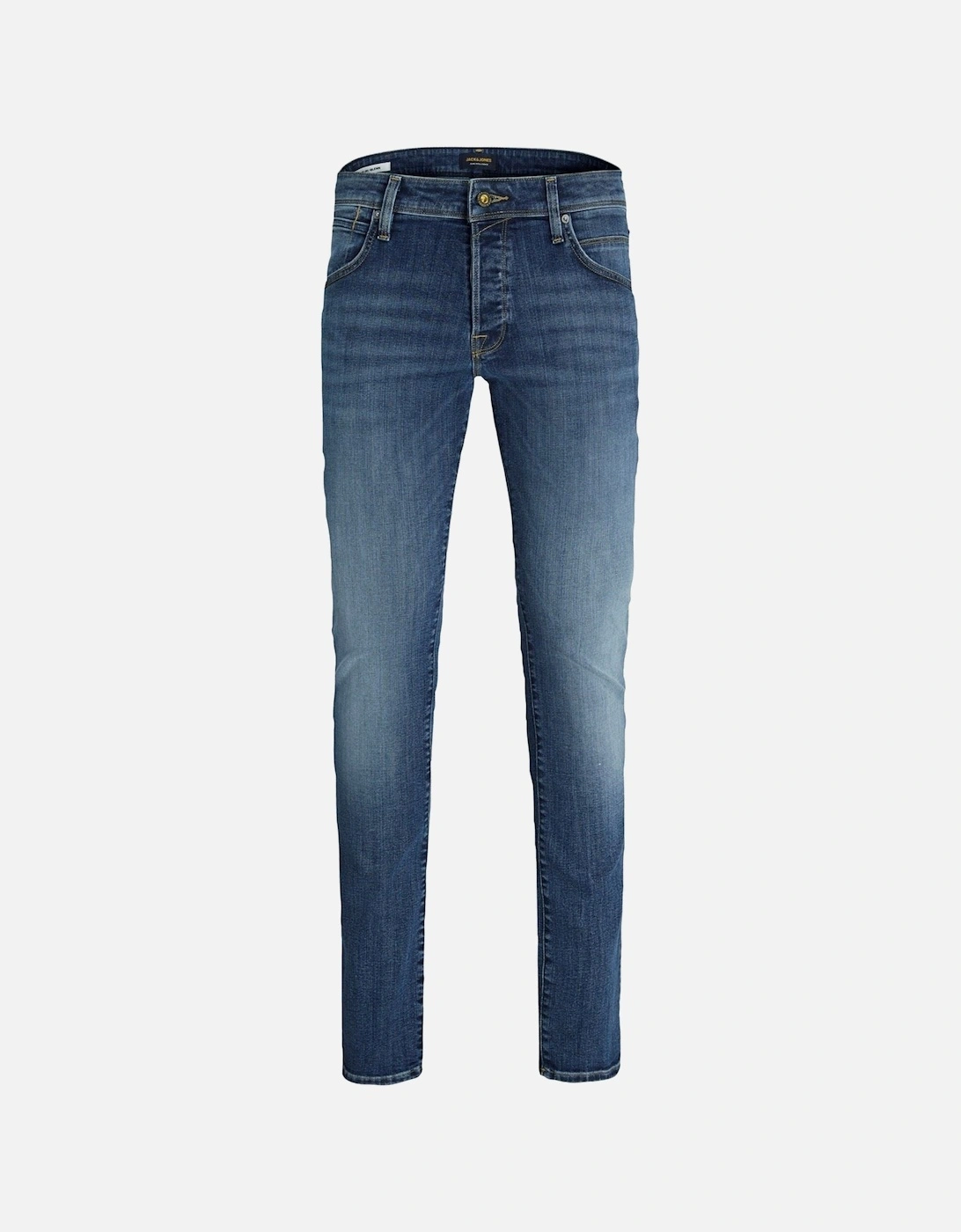 Glenn Fox Cotton Men's Blue Slim Jeans
