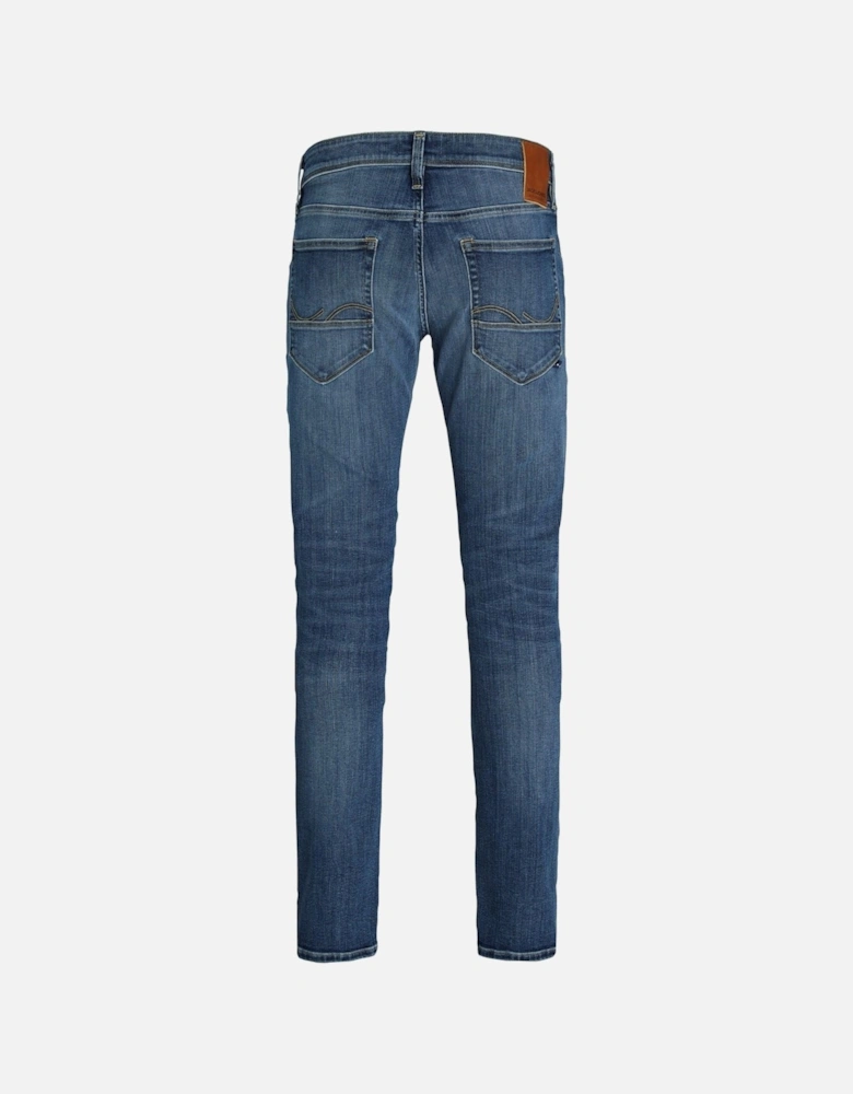 Glenn Fox Cotton Men's Blue Slim Jeans