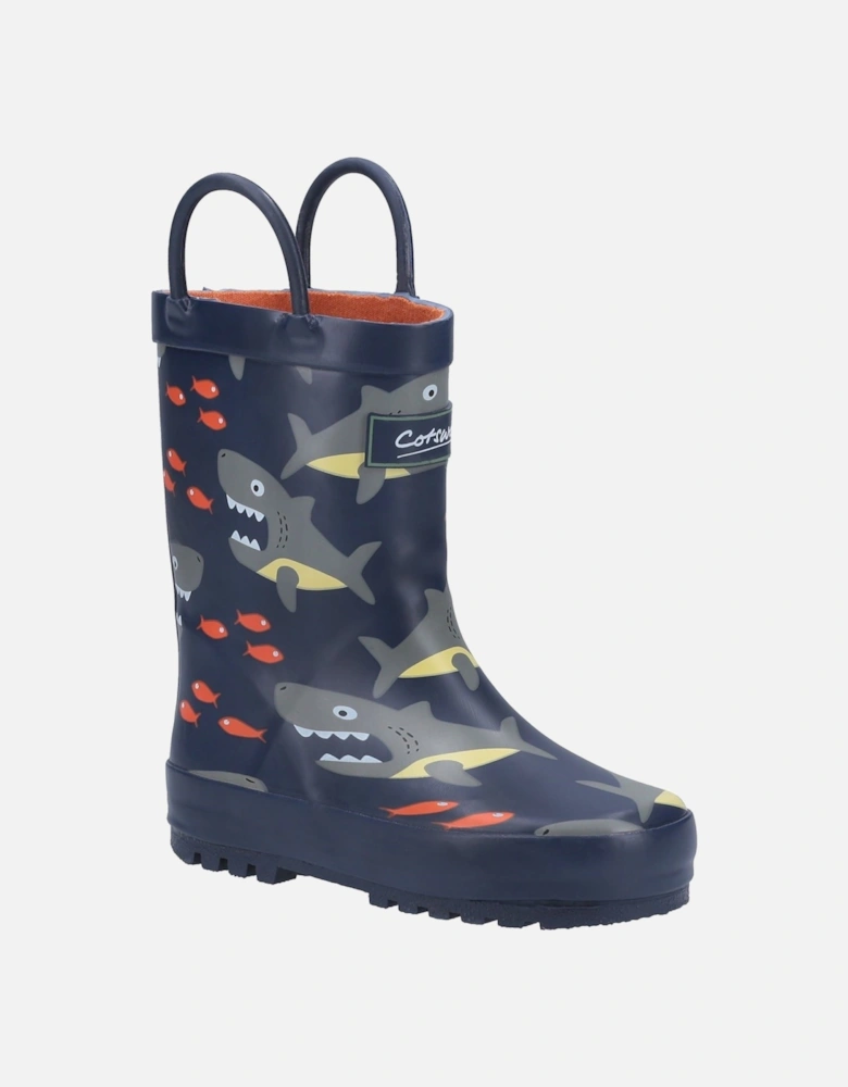Puddle Rubber Shark Wellington Boots