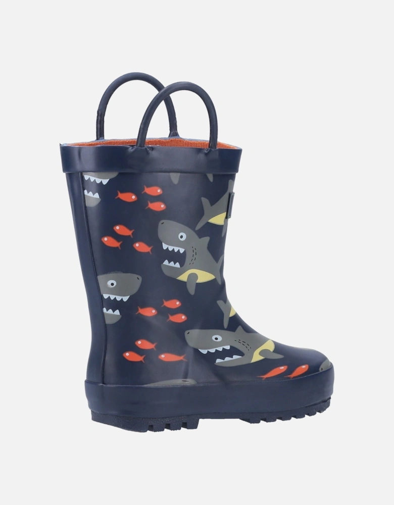 Puddle Rubber Shark Wellington Boots