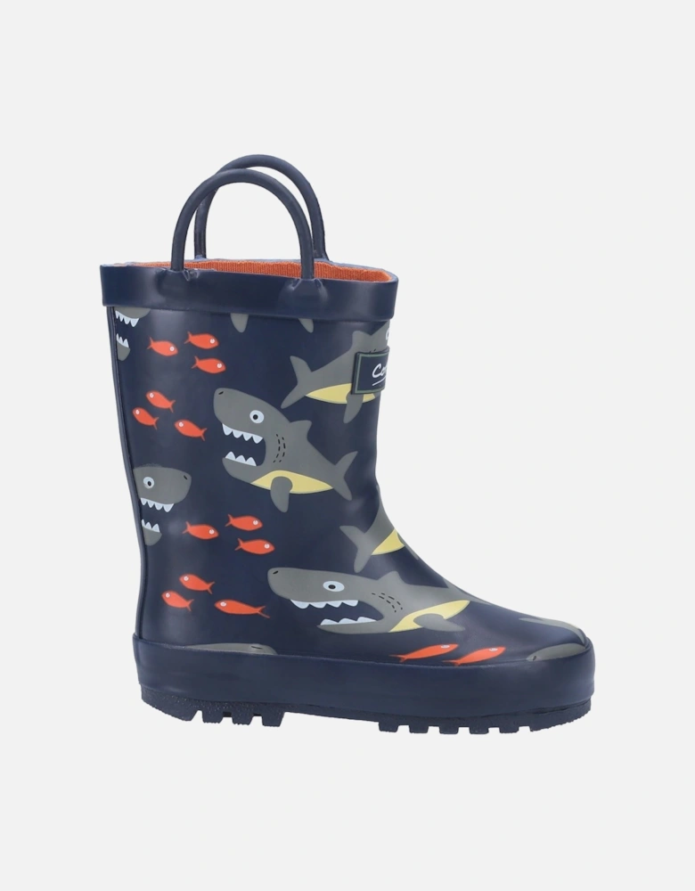 Puddle Rubber Shark Wellington Boots