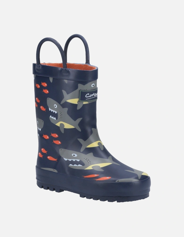 Puddle Rubber Shark Wellington Boots
