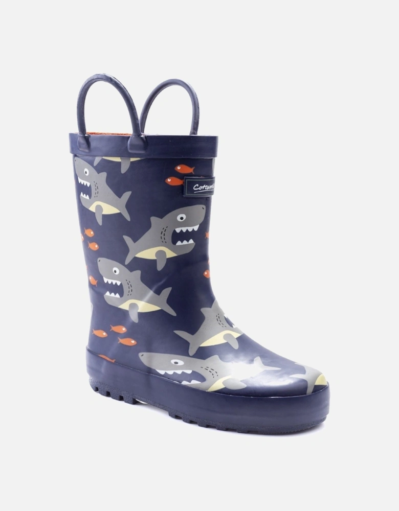 Puddle Rubber Shark Wellington Boots