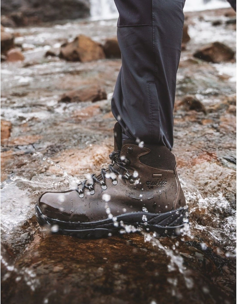 Ravine Leather Women's Brown Hiking Boots