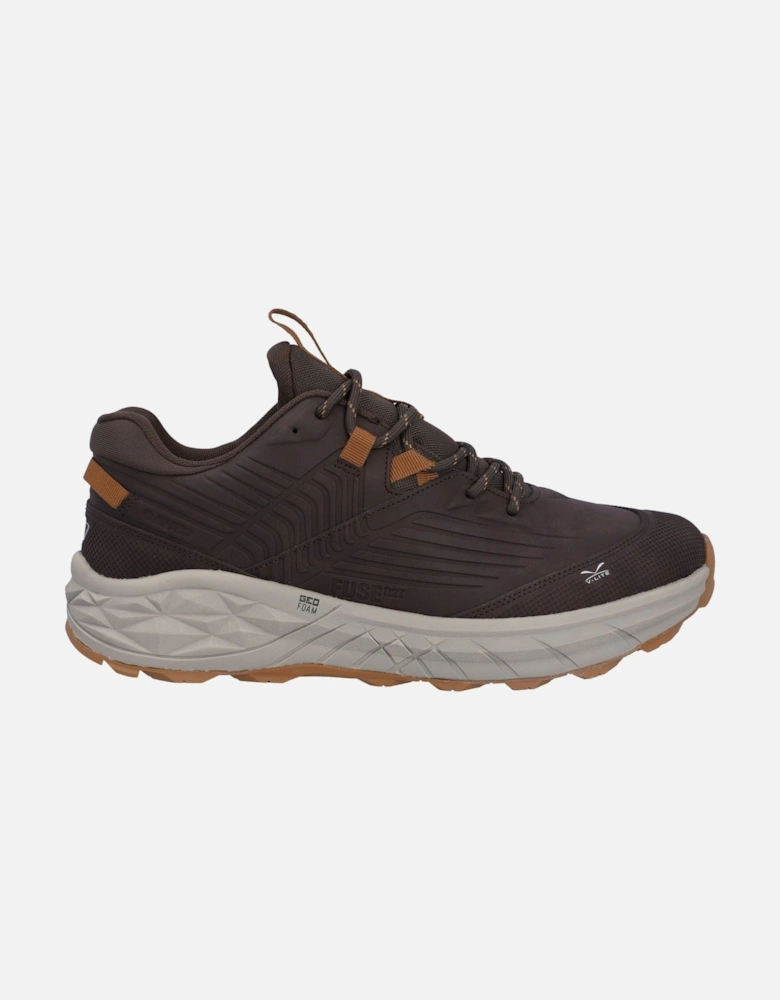Fuse Trek Polyester Men's Chocolate Brown/Timber Wolf Trainers