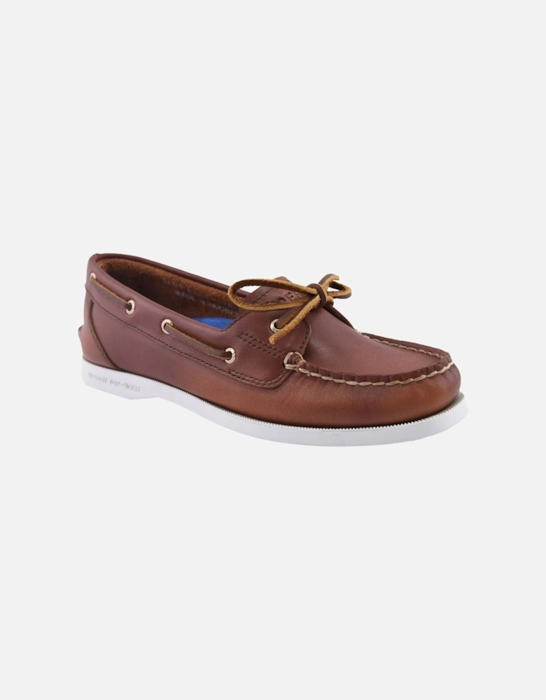 Sperry Authentic 1 Eye Leather Women's Brown Boat Shoes