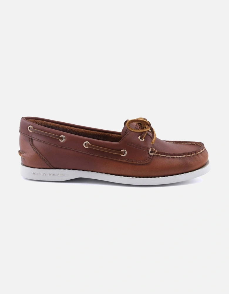 Sperry Authentic 1 Eye Leather Women's Brown Boat Shoes