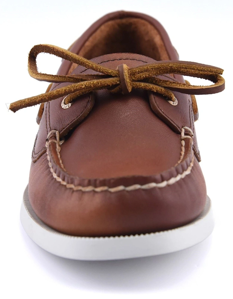 Sperry Authentic 1 Eye Leather Women's Brown Boat Shoes