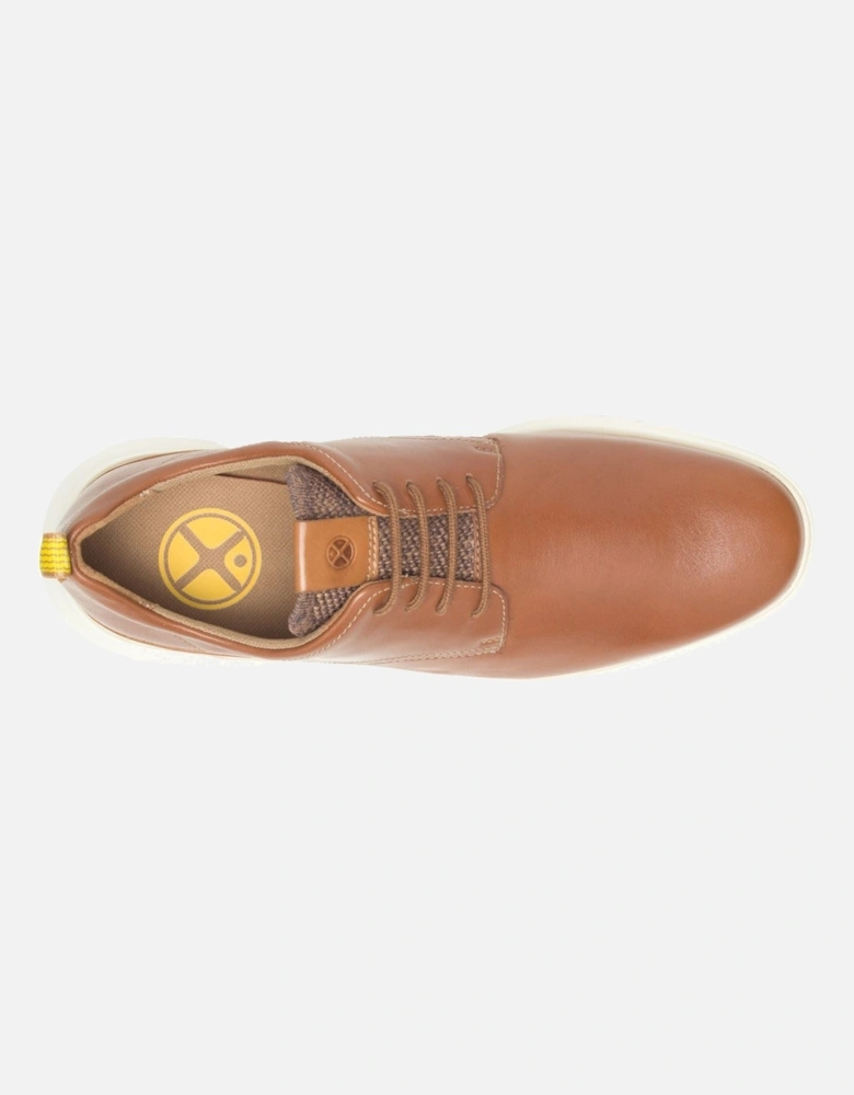 Advance Lace Up Leather Men's Tan Lace-Up Shoes