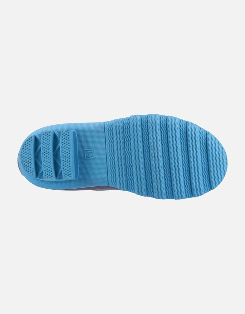 Stripe Wellington Rubber Boys's Blue/Green/Yellow Wellington Boots