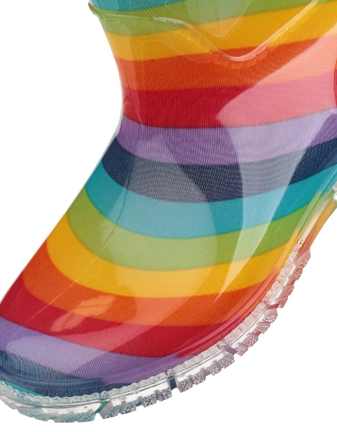 PVC Jnr PVC Girls's Rainbow Wellington Boots