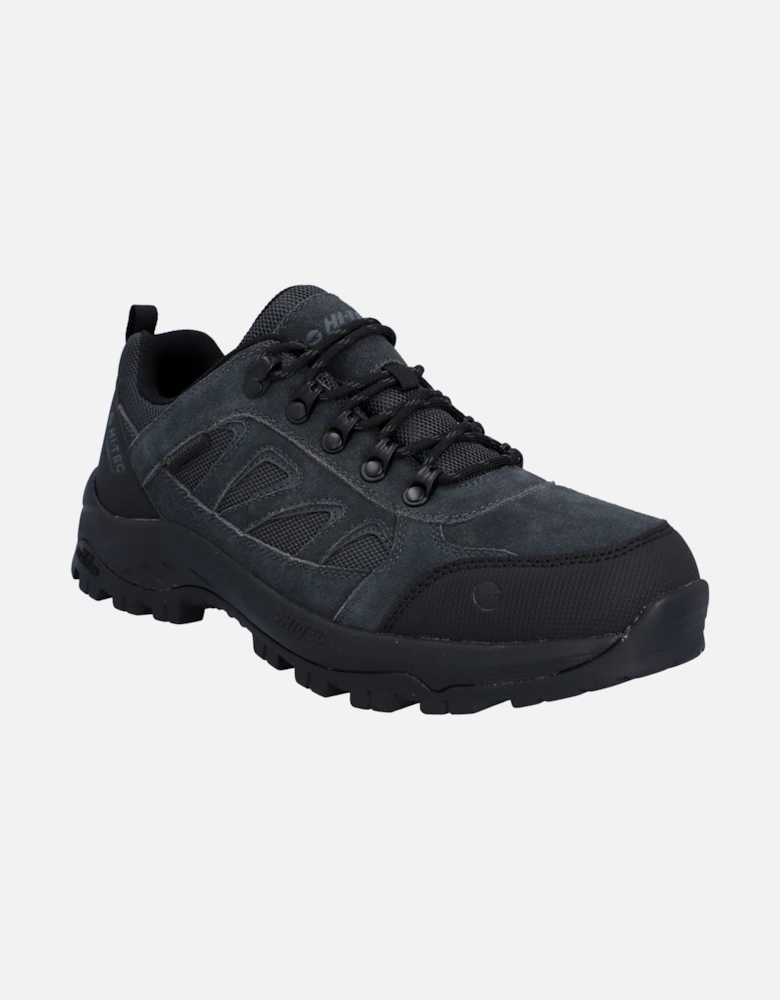 Bandera Expedition Low Leather Men's Charcoal/Black Hiking Boots