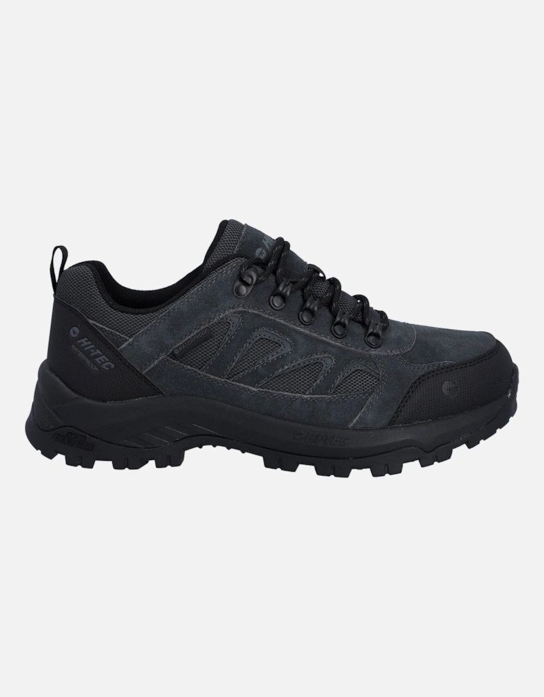 Bandera Expedition Low Leather Men's Charcoal/Black Hiking Boots