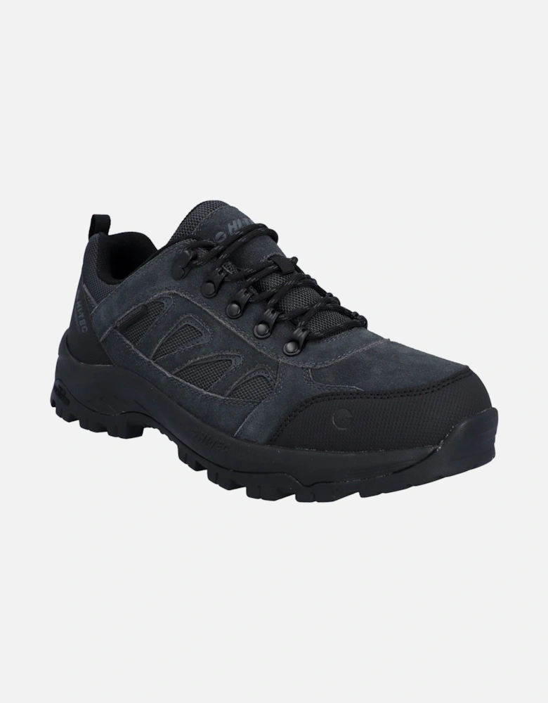 Bandera Expedition Low Leather Men's Charcoal/Black Hiking Boots
