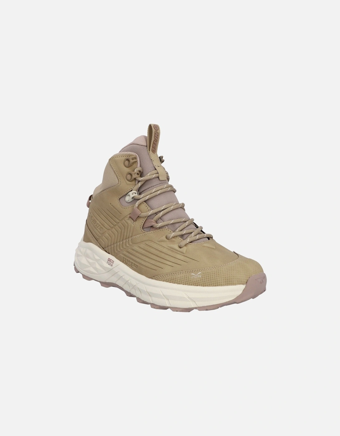Fuse Trek Mid Polyester Women's Taupe/Whitecap Grey/Warm Taupe Hiking Boots, 10 of 9