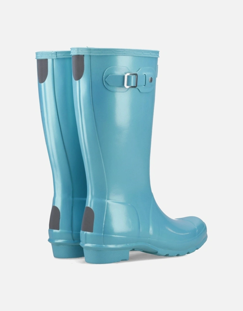 Original Nebula Rubber Pool Blue Wellington Boots