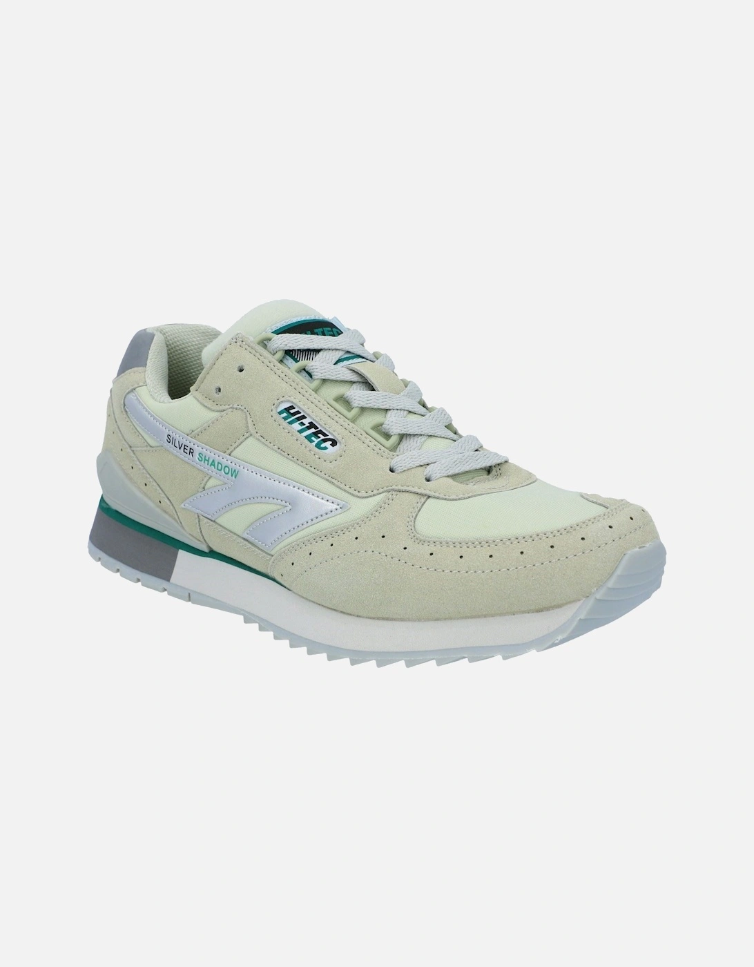 Silver Shadow OG PU Suede Men's Silver/Grey/Green Trainers, 10 of 9