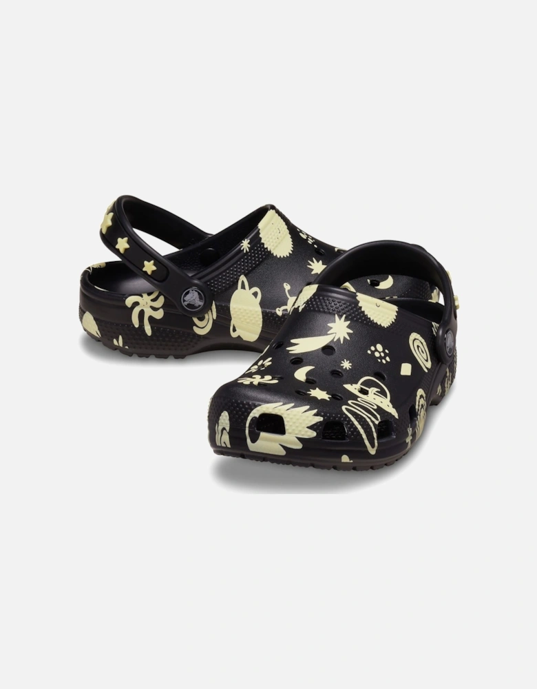 Classic Graphic Thermoplastic Black Loafers