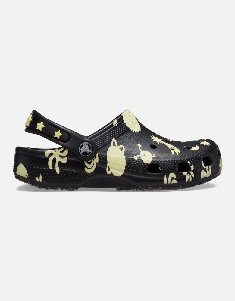 Classic Graphic Thermoplastic Black Loafers