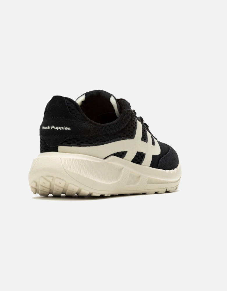 Seventy8 Retro Runner Suede Women's Black Trainers