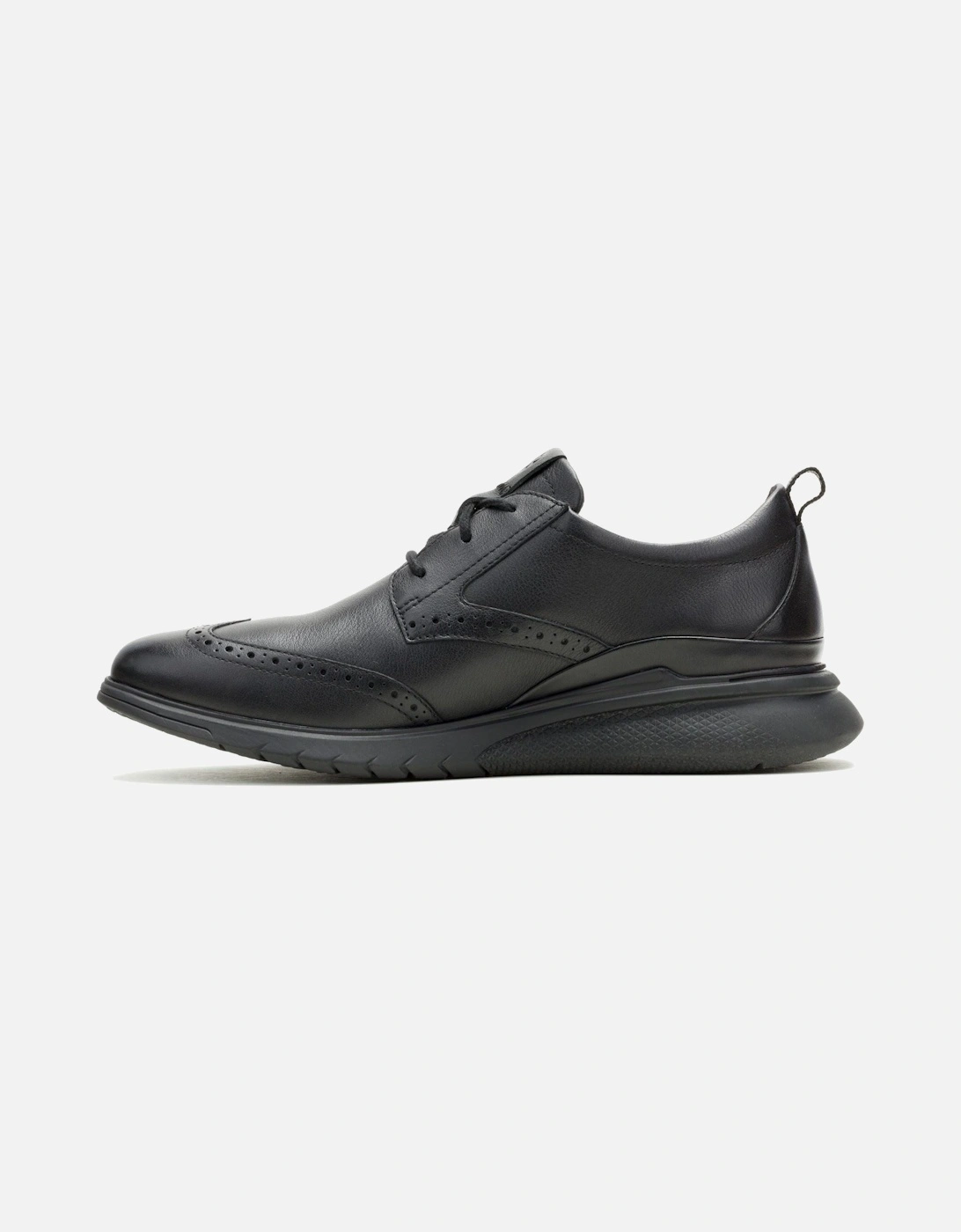 Advance Leather Men's Black/Black Lace-Up Shoes